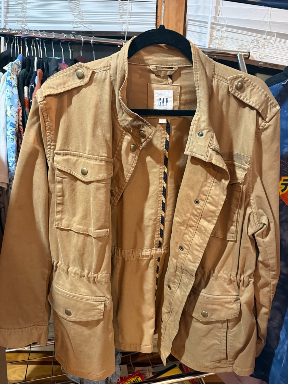 GAP Tan Woman’s Military Field Jacket